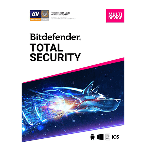 Bitdefender Total Security 10 Devices 1 Year USA & Canada